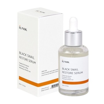 iUNIK Black Snail Serum regenerujące ŚLUZ ŚLIMAKA