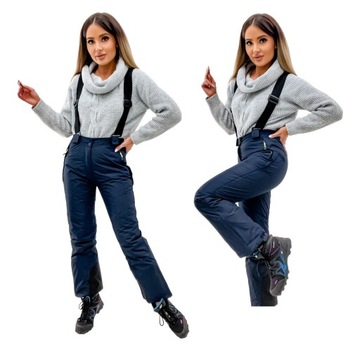Damskie spodnie narciarskie snowboardowe 502G XL