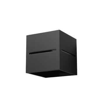 Lampa ścienna kinkiet LOBO czarny 40W G9 Sollux