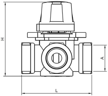 4-ХОДОВОЙ СМЕСИТЕЛЬНЫЙ КЛАПАН 1 DIAMOND