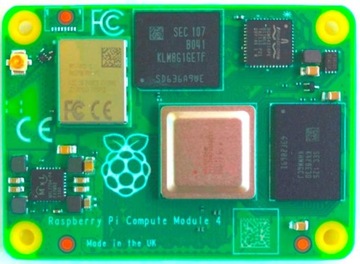 Вычислительный модуль Raspberry Pi 4: 2 ГБ ОЗУ, 16 ГБ eMMC