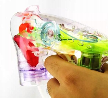 МАШИНА ДЛЯ ИЗГОТОВЛЕНИЯ МЫЛЬНЫХ ПУЗЫРЕЙ Пистолет для мыльных пузырьков E0235 EMAJ