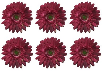 KWIAT SZTUCZNY 6 szt główka wyrobowa do stroika wiązanki kompozycji GERBERA