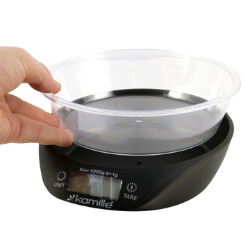 Электронные кухонные весы с чашей до 5 кг WG6