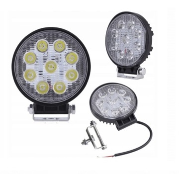 L1 РАБОЧАЯ ЛАМПА 9 светодиодов ГАЛОГЕННАЯ 27Вт 12-24В Прожектор