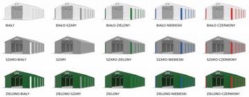 Namiot Przemysłowy 5x10m Mocny DAS 560 WP