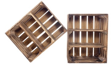 ДЕРЕВЯННЫЙ ЯЩИК, обожженный, ЯЩИКИ, ПОЛКА, ШКАФ