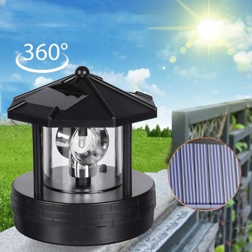 LATARNIA SŁONECZNA LED SOLARNA ZEWNĘTRZNA 360°LED