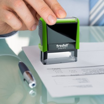 TRODAT 4912 ШТАМП ДЛЯ ДИЗАЙНА КОРПОРАТИВНОГО ЛИЧНОГО ОФИСА 6 СТРОК + ЛАСТИК