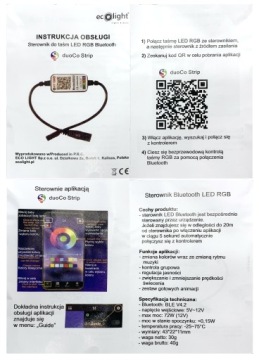 Драйверы для светодиодных лент RGB BLUETOOTH 12В 6А 72Вт