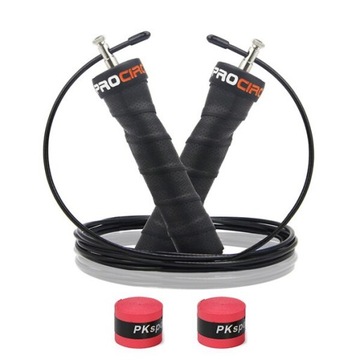 Czerwony styl ProCircle Speed Jump Rope Opaska U