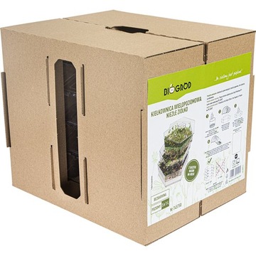 Многоуровневый ящик для рассады Nice Herb + семена