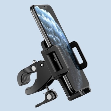 ROCK Mocny Uchwyt rowerowy TELEFON SMARTFON motor