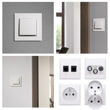 SIMON 10 ДВОЙНАЯ КНОПКА (МОДУЛЬ) 10AX, ВИНТ Z., CP2.01/11 БЕЛЫЙ