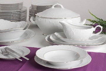 ĆMIELÓW ROCOCO Serwis obiadowy 55/12 3604