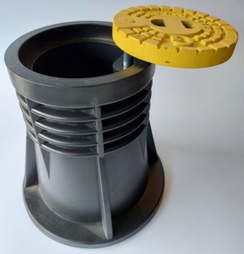 SKRZYNKA ZASUWY NAWIERTKI STUDZIENKA DO GAZU 27 CM ŻELIWO