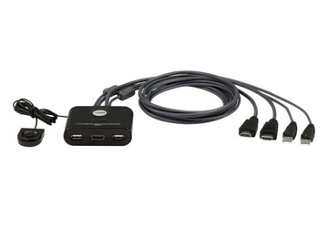 ATEN 2-portowy przełącznik KVM USB FHD HDMI CS22HF