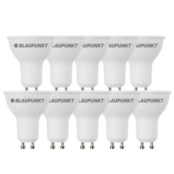 10 sztuk LED REFLEKTOR GU10 5W 2700K BLAUPUNKT