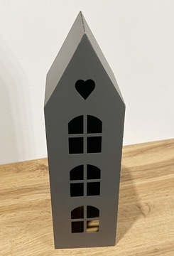 Lampon Lammon Labion Led Garden House для дома 42 см. Стальный антрацитовый фонарь