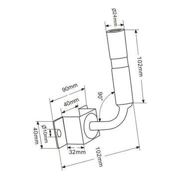 ДЕРЖАТЕЛЬ КРЕПЛЕНИЯ ДЛЯ ФЛЕША 12/24 В ТИП O