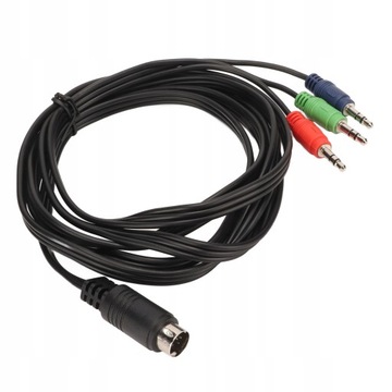 9-контактный кабель Plug and Play Mini DIN на 3 постоянного тока, 3,5 мм