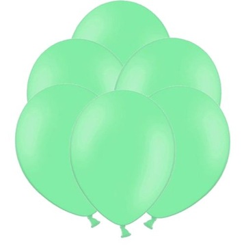 Balony lateksowe Miętowe 12 cali 10szt