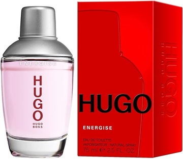 HUGO BOSS ENERGISE EDT 75ML ORYGINAŁ LEKKO POGIĘTE OPAKOWANIE