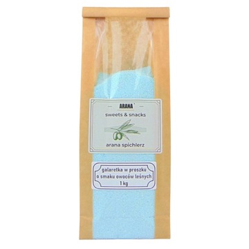 GALARETKA O SMAKU OWOCÓW LEŚNYCH W PROSZKU WYSOKA JAKOŚĆ 1KG
