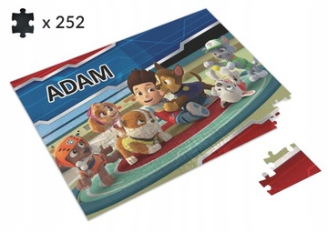 ПАЗЛ PAW PATROL PAW PATROL + ИМЯ БЕСПЛАТНО 252 ШТ.