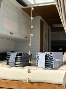 Пластинчатый органайзер для кемпера, прицепа для яхты – PLATE/GRABBLE (темный)