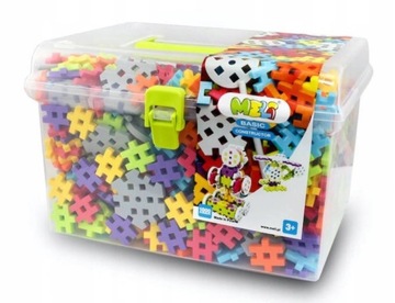 Meli Klocki Basic Constructor Travel Box 1000