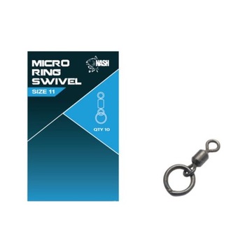 NASH MICRO RING SWIVEL size11 krętlik z kółkiem