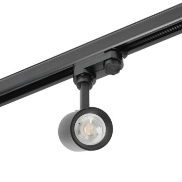 Комплект 3-фазной рейки: 9 ламп GU10 + 3 рейки длиной 1 м + Т-образный соединитель + 2 цоколя