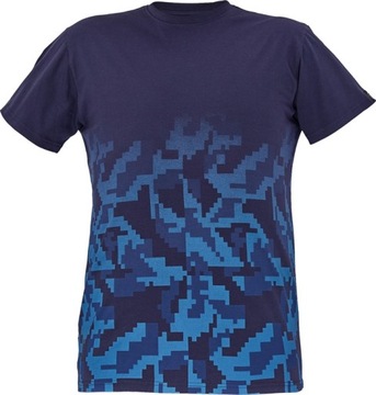 T-shirt koszulka robocza bawełniana granat XL