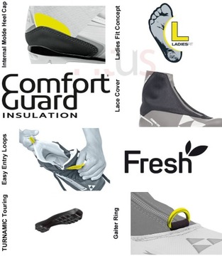 КРОССОВКИ FISCHER XC TOURING MY STYLE 39/255 мм