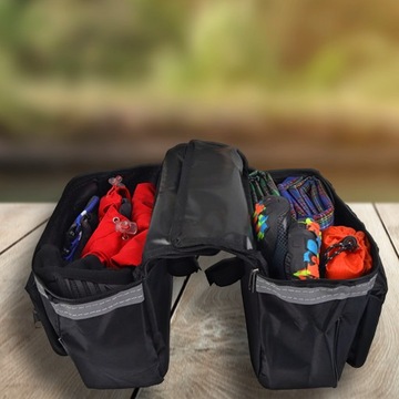 СУМКА ДЛЯ ВЕЛОСИПЕДА, БАГАЖНИК, СУМКА ДЛЯ ВЕЛОСИПЕДА, ВОДОНЕПРОНИЦАЕМАЯ, ОТРАЖАЮЩАЯ, ВМЕСТИТЕЛЬНАЯ