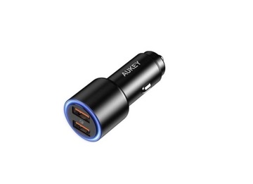 Ładowarka samochodowa LED USB Aukey 3600 mA Quick Charge 3.0 CC-Y17S