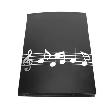 Folder nutowy A4 6 stron muzyka fortepianowa