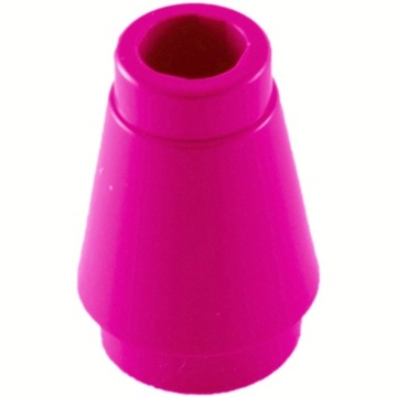 04015a LEGO 4589b 6003007 stożek 1x1 magenta 1szt