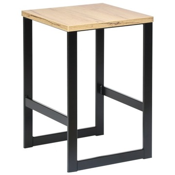 Solidny TABORET METALOWY mebel złożony PRODUKT POLSKI - hoker loft T45/prc