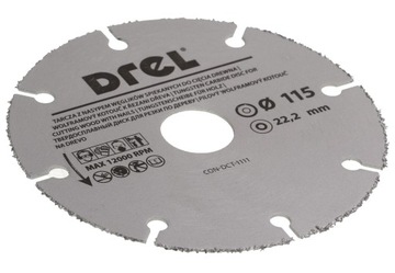 TARCZA CIĘCIA DREWNA Z WĘGLIKIEM SPIEKANYM 115MM