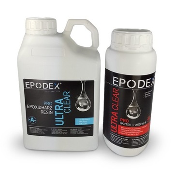 ŻYWICA EPOKSYDOWA KRYSTALICZNA DO 2 CM EPODEX PRO