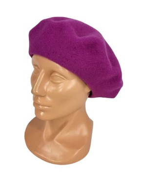 423 BERET FEZKO MOCNY RÓŻOWY rozm. 11