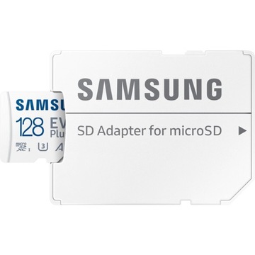 Карта памяти Samsung Evo+ microSD 128 ГБ 130/U3 A2 (2022 г.)