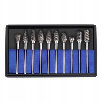 ZESTAW FREZY PILNIKI DO METALU WĘGLIK WOLFRAMU