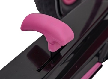 Детский картинг с педалью AIR PerHour Розовый + Ручной тормоз + Надувной