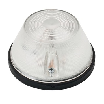 Габаритный фонарь круглый, 12/24В, белый, прикручиваемый Waś