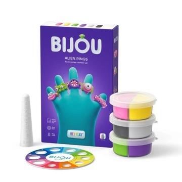 HEY CLAY MASA PLASTYCZNA BIJOU BIŻUTERIA PIERŚCIONKI OBCYCH 31003