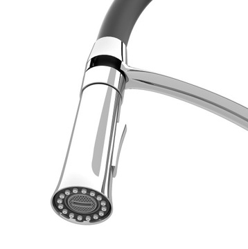 NEXO ХРОМ КУХОННЫЙ ФАПЕР С ВЫДВИЖНЫМ ИЗЛИКОМ