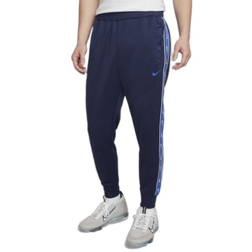 NOWE SPODNIE DRESOWE NIKE MĘSKIE DX2027 411 GRANATOWE SPORTOWE r. L